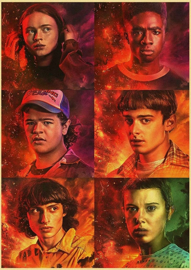 Affiche personnage stranger things saison 4