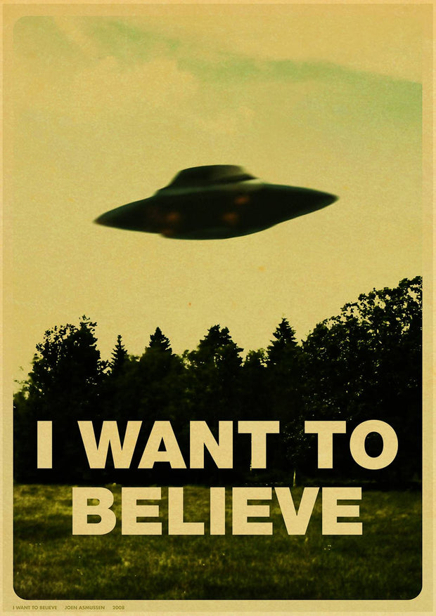 Affiche i want to believe x files
